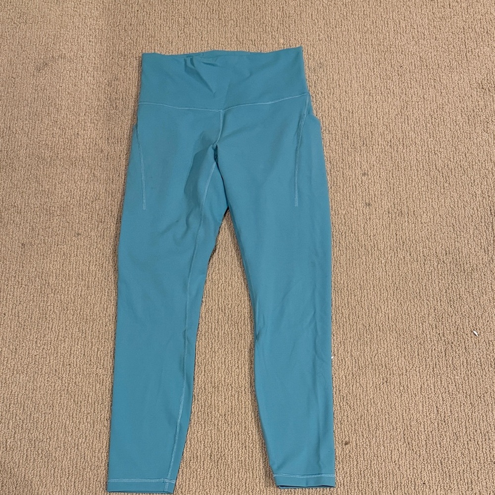 Lululemon Teal High-Waisted Leggings